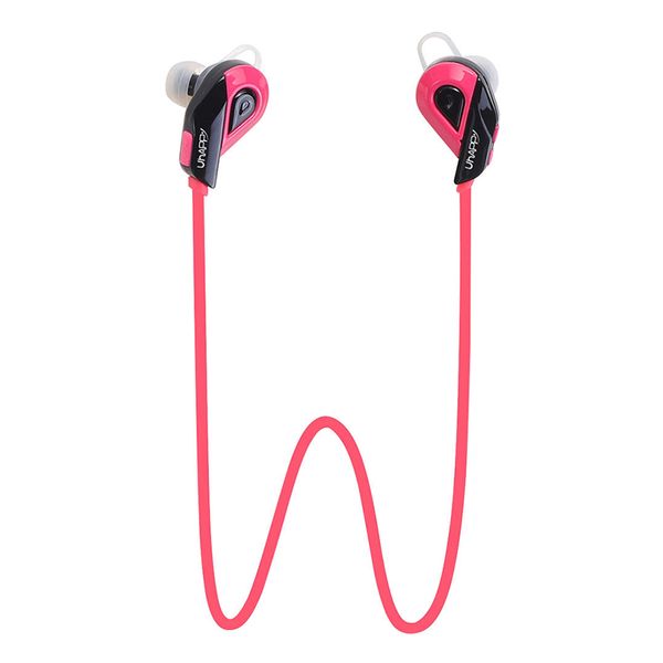 

sports bluetooth wireless stereo headset for cell phone tablet - pink