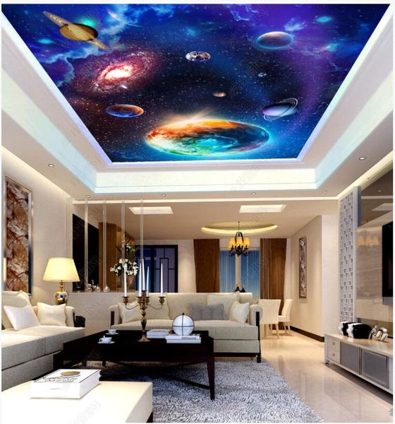 

3d wallpaper custom p mural on the wall cosmic starry sky indoor ceiling zenith mural home decor wallpaper for walls 3 d living room