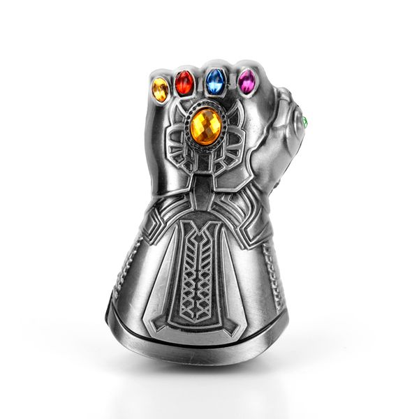

beer bottle opener tool thanos infinity gauntlet keychain men key rings chaveiros kitchen accessories for men, Silver