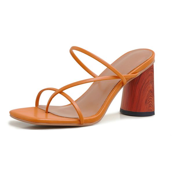 

new women slippers cow leather strange high heels shoes woman elegant ladies party sandals shoes, Black