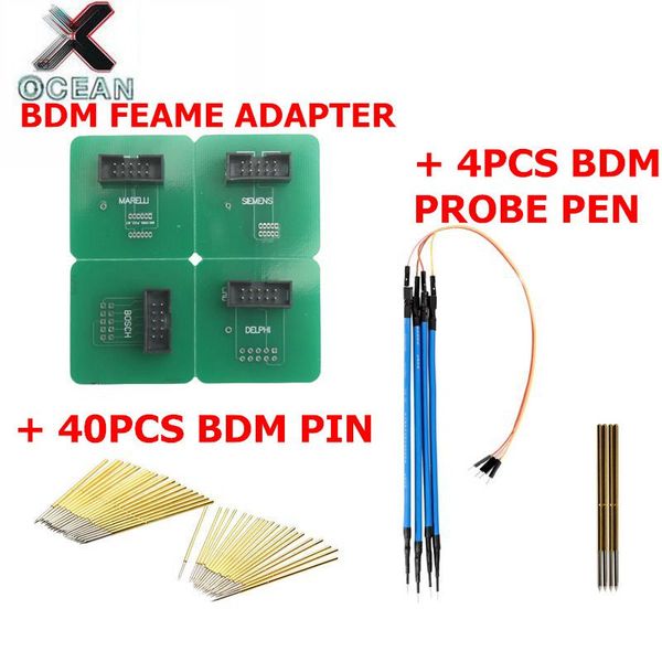 

led bdm frame 4pcs probe pens for kess/ktag etc car ecu chip tool bdm frame pin for 40pcs needles support bdm100 ecu progra
