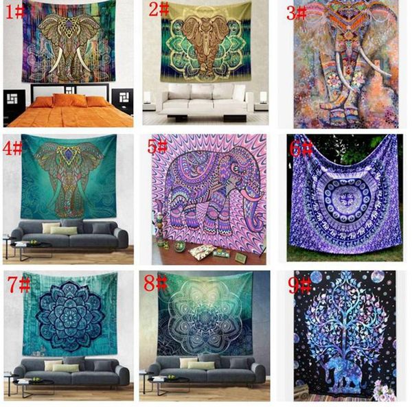 

150*130cm tapestry wall hanging indian mandala bohemian tapestry hippie tapestry polyester wall decor dorm decor kka4499