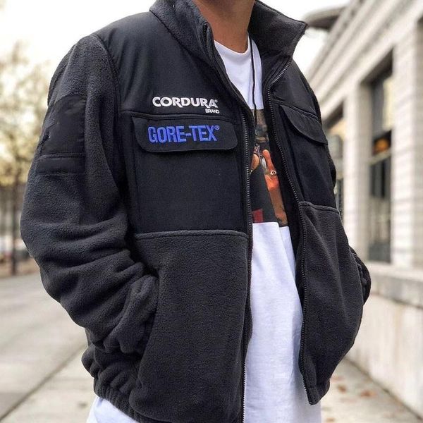 

new 18fw spm-thf expedition fleece jacket retro high street fashion warm comfortable men women couple jacket hfssjk160
