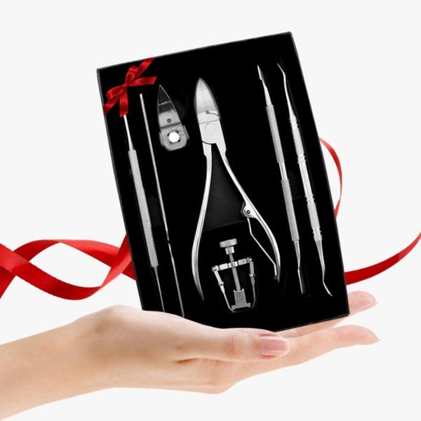 

nail art kits 7pcs stainless steel toenail correction tool set home use file corrector foot care tools multifunction