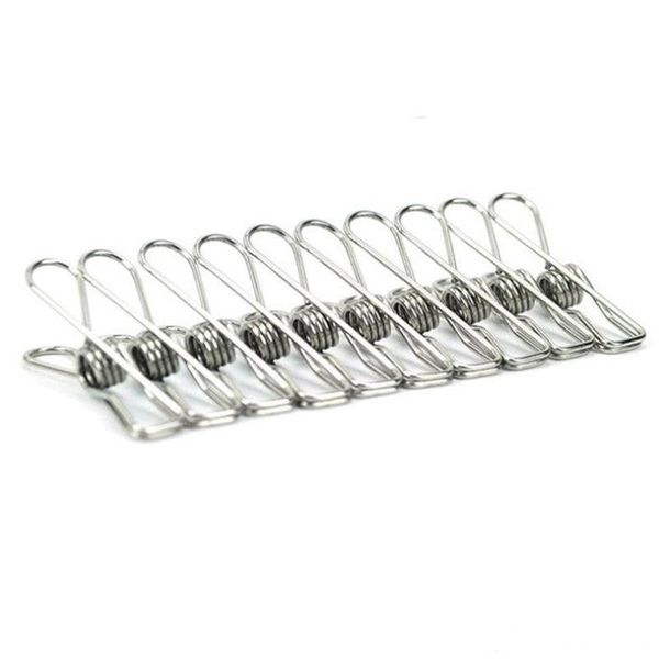 

5.5*2.5cm spring clothes clips stainless steel pegs for socks ps hang rack parts practical portable holder accessories jf