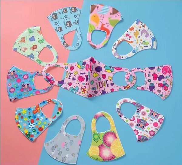 

silk field pink kid protective househould dustproof mask print mask mouth face cover random cotton ice kid mask designer protective ehmws