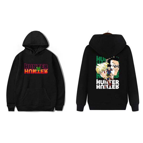 

толстовки hunter x hunter mens женщин дизайн гон freecss косплей толстовка новые аниме kurapika балахон мода killua zoldyck одежды dydhgwy59, Black
