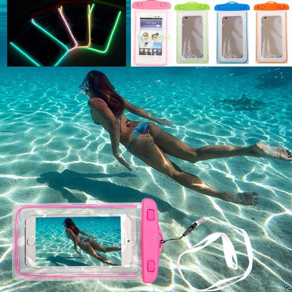 

cgjxswaterproof underwater transparent pouch bag dry case waterproof phone pouch for mobile phones