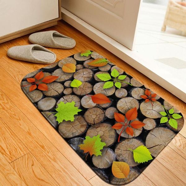 

carpets 3d wood grain annual rings carpet bathroom rug bath mat soft crystal fleece anti-skid kitchen balcony floor indoor doormat