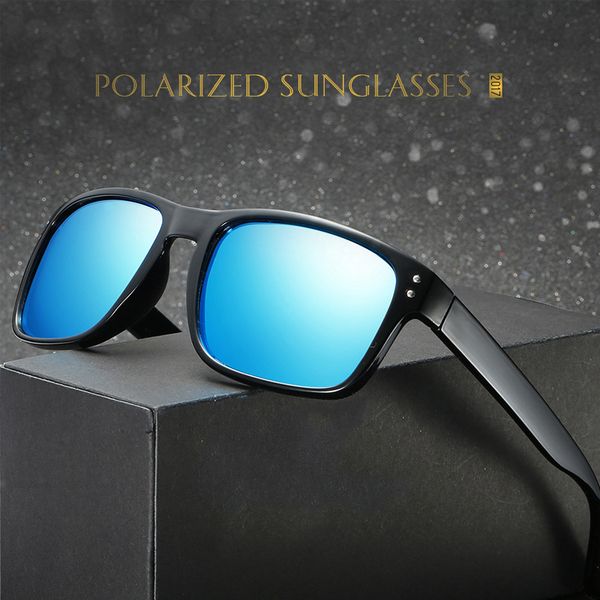 

Ã³culos de sol dos homens polarizados designer de marca conduÃ§Ã£o Ã³culos sol homens e mulheres estilo retangular alta qualid, White;black