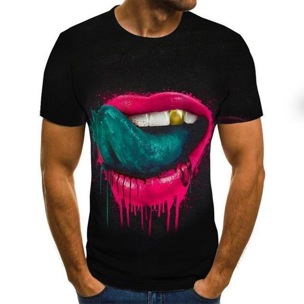 

men cool summer stranger things t -shirt 3d print shirts anime plus size horror men clothing