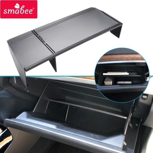 

smabee car glove box storage box for mitsubishi pajero 2010 ~ 2020 accessorie console tidying central co-pilot storage