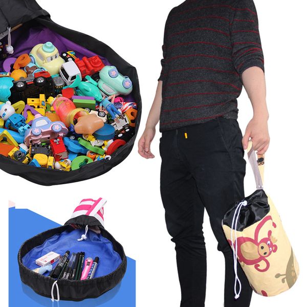 

22 styles magic storage bucket colorful storage bucket children room organizer bag gift kid toys storage basket cesta de juguetes