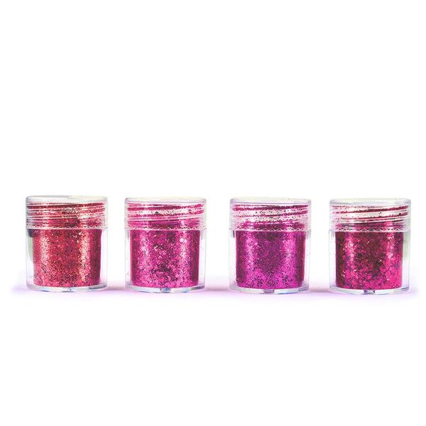 

4pcs resin jewelry fillers hexagon glitter bling bling filling uv resin pigment for jewelry making