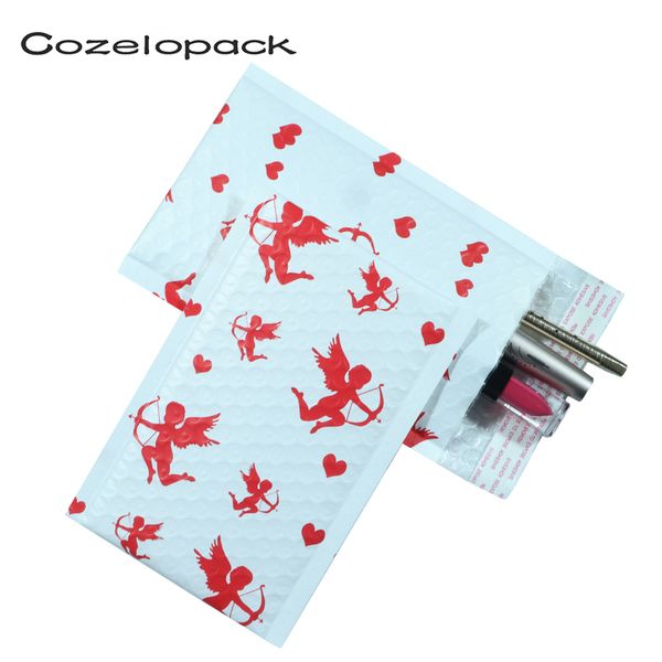 

10pcs printed 4x7inch poly bubble mailer 12x18cm padded envelope self seal mailing bag bubble envelope postal bag shipping