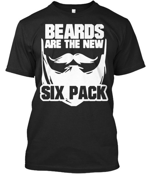 

new fashion brand cartoon hip hop shirt beards are the new six pack - stylisches t-shirthomme suit