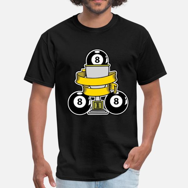 

billiard cup t shirt men personalized cotton s-xxxl leisure anti-wrinkle building summer style pattern shirt
