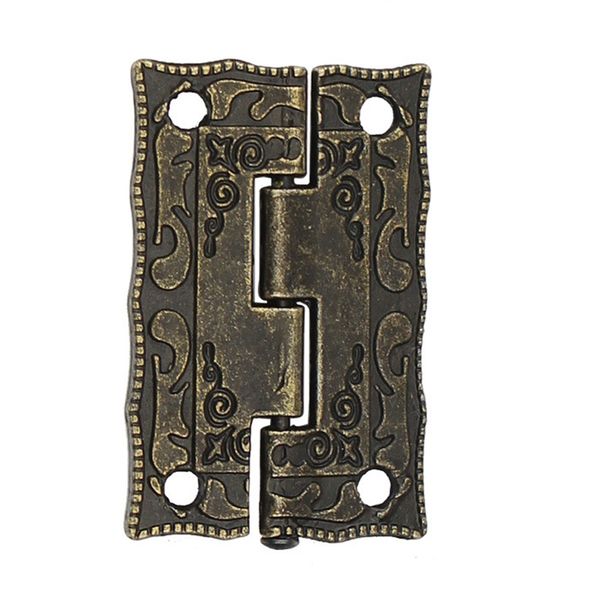 

antique bronze hinges cabinet door drawer decorative mini hinge for jewelry storage wooden box furniture