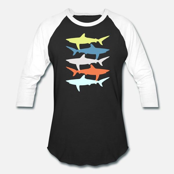 

vintage sharks scuba diving summer beach surfer t shirt men gift cotton o-neck leisure gift funny casual summer style cool shirt