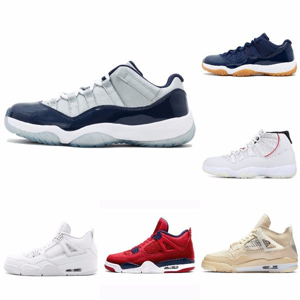 

мужчины shoesbasketball shoessoccer утки обувь 4s 11s сша size7-13 последние ботинки горячего типа k # 08-002