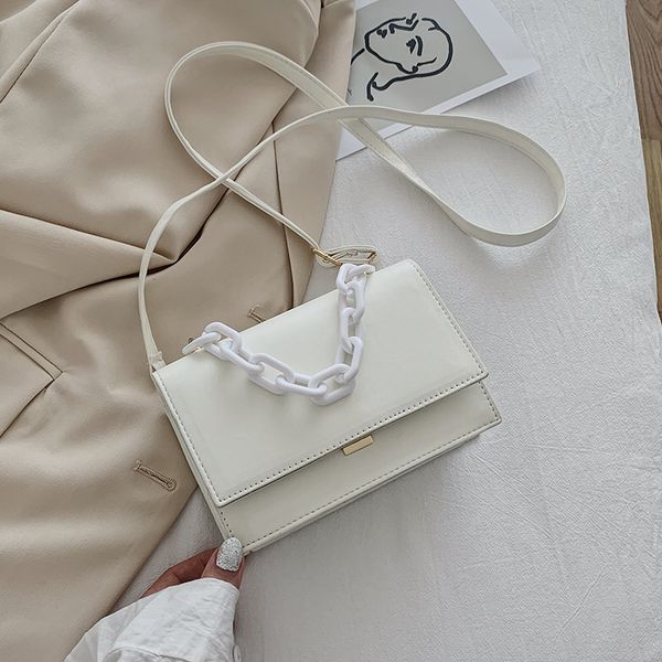 

simple small bag 2020 new trendy fashion chain female bag wild ins messenger small square wholesale