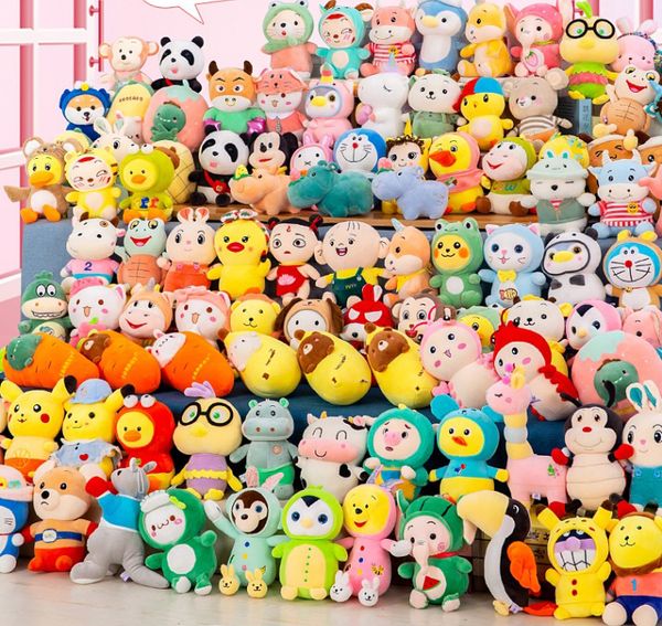 

cute animal plush toys for children stuffed cartoon crossing plush doll pillows soft kids children birthday gifts