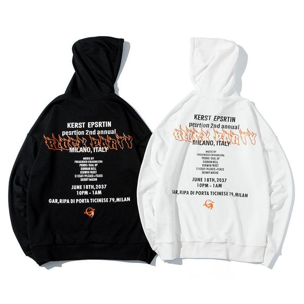 

hoodie hip hop sweatshirts men women designer hoodies black white long sleeve mens designer hoodie jacket m-xxxl