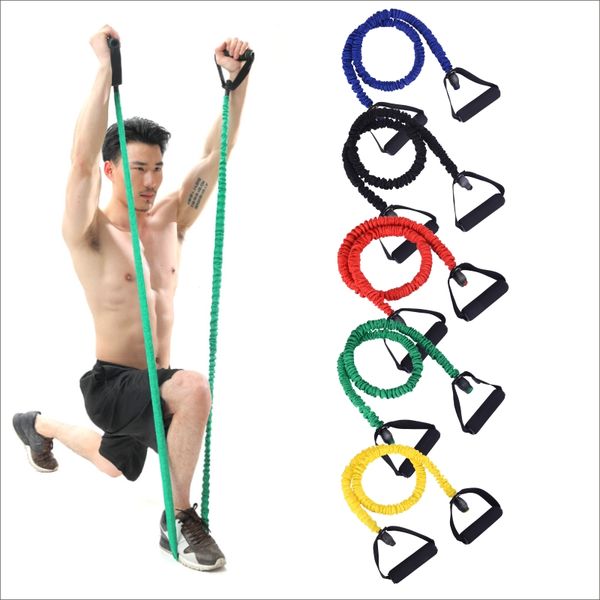 

resistance bands men fitness sit up pull rope for rubber latex set of