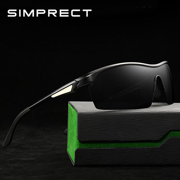 

qÂ·viseld 2020 aluminium magnesium sunglasses men polarized uv400 black mirror sun glasses driving sunglass yj1033, White;black