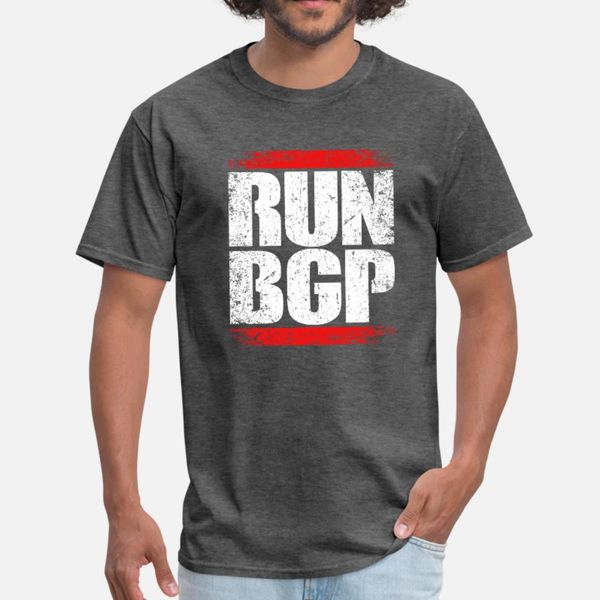 

run bgp programming programmer nerd tee t shirt men customized 100% cotton crew neck cool gift humor spring pattern shirt