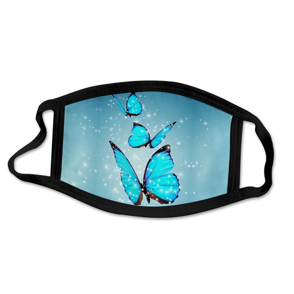 

Face Mask Fashion Butterfly Breathable Dust-proof Summer Sunscreen Masks Personality Printing Cycling Mask Designer Masks In stock! 04