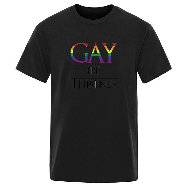 

2020 new solid color crew neck summer hip hop fahison mens cool t-shirts gay of thrones gay pride simple vintage print clothings