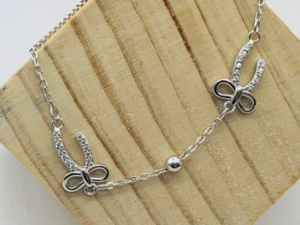

chain bracelet for women double irregularity with a geometric round ball charm unique versatile foot chain anklets for fairy f, Black