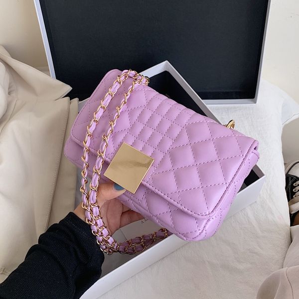 

fashion solid color clutch bags for women 2020 girl handbag shoulder bag evening party mini chain crossbody bag purse female clu