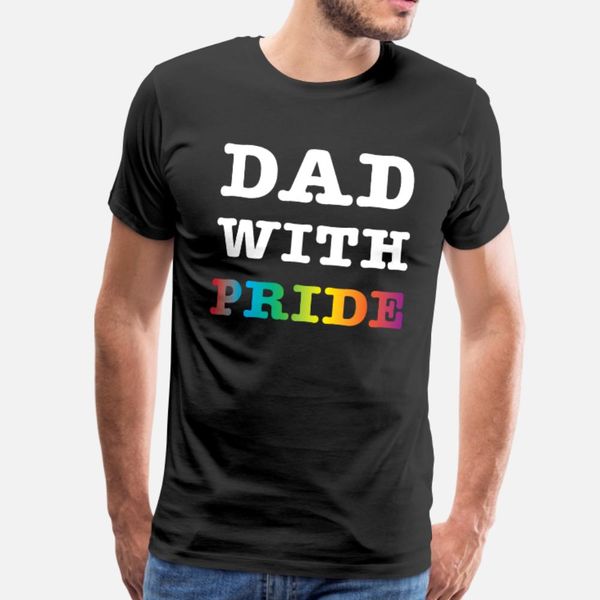 

mom with pride lgbtq gay pride month rainbow t shirt men character short sleeve crew neck formal anti-wrinkle spring autumn shirt