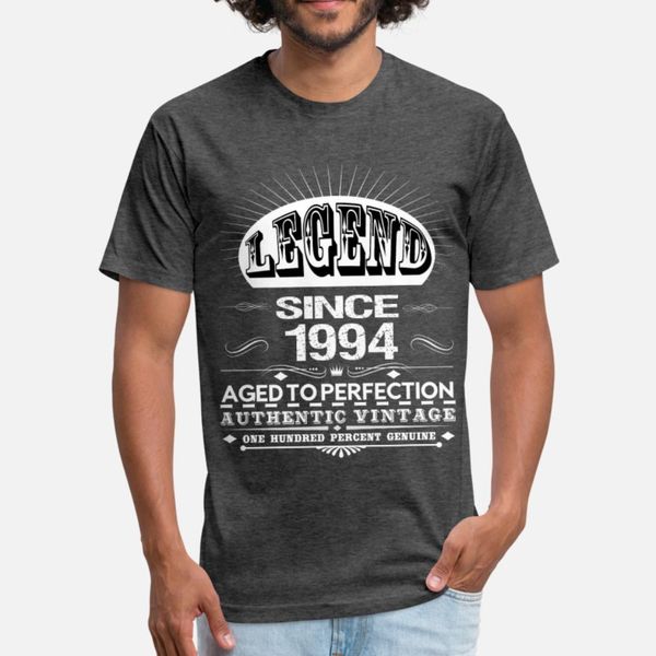 

legend since 1994 t shirt men customized short sleeve euro size s-3xl kawaii fitness humor summer letters shirt