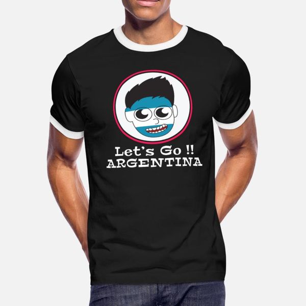 

чемпионат чемпионат мира по футболу аргентина футбол футболка мужчины конструктор tee shirt плюс размер 3xl фотографии сумасшедшая basic spr