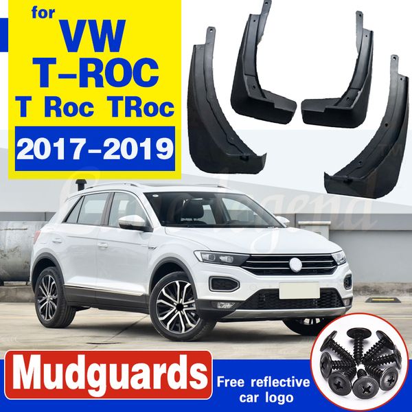 

set for volkswagen vw t-roc t roc troc 2017 2018 2019 car mudguards mud flap flaps splash guards fender mudflaps car accessories