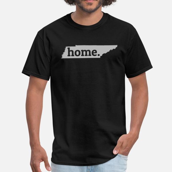 

tennessee is my home t shirt men character short sleeve round neck basic solid gift funny casual summer formal shirt