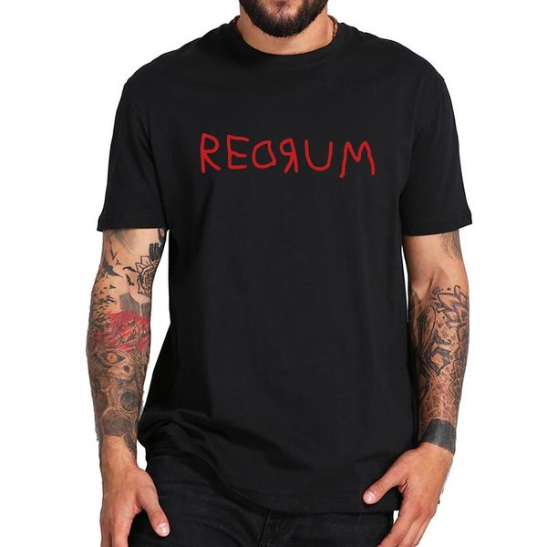 

100% хлопок horror футболка redrum сияющий фильм tshirt мягкий дышащий лето tops tee