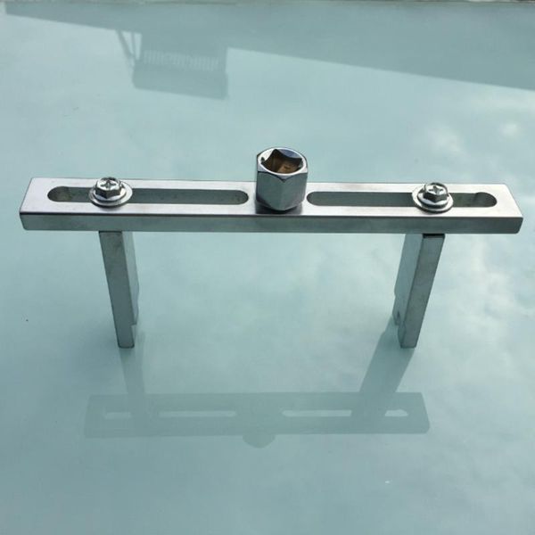 

adjustable anti-slip pump cover removal tool universal car fuel tank cap lock ring wrench spanner right angle / bent angle