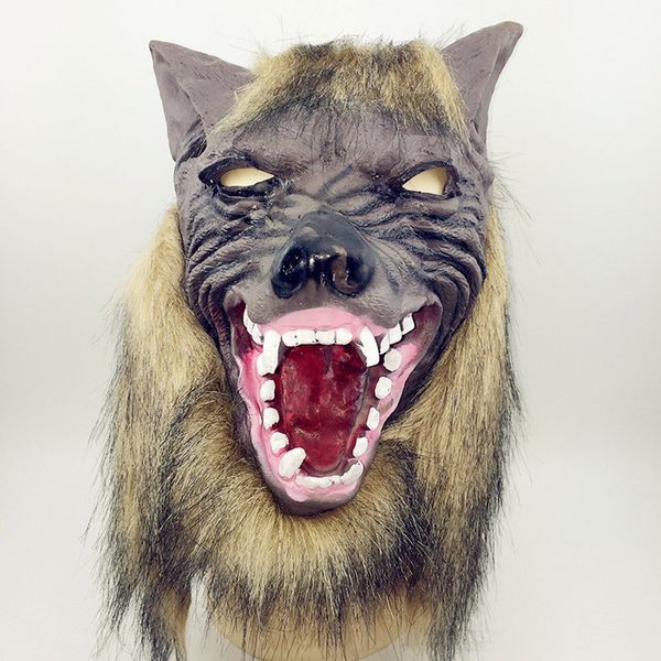 

animal head costume non toxic halloween accessories wolf mask masquerade scary