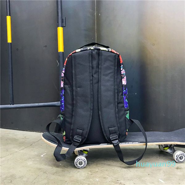 

new-roshi daypack hip hop star schoolbag street fashion print rucksack sport school bag outdoor day pack
