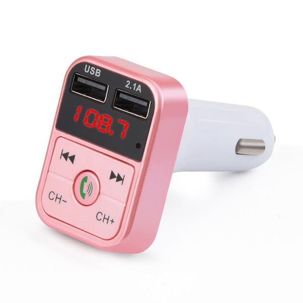 

hands bluetooth car kit wireless bluetooth version 4.1 fm transmitter led mp3 player usb charger #yl1