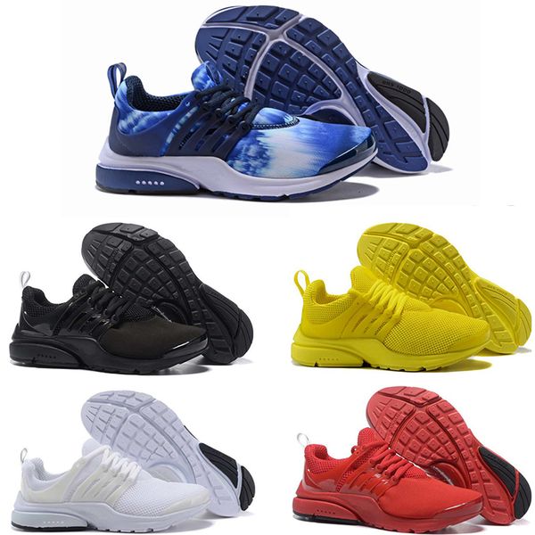 

оптовая presto br qs дышите тройную обувь черного белой мужской баскетбольных кроссовок женщин, кроссовки для мужчин спортивной обуви, челов