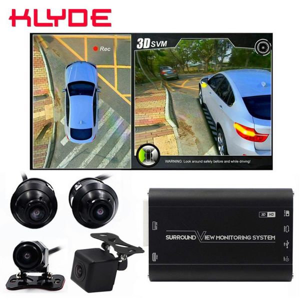 

hd 3d 360 surround view driving support bird view panorama dvr system 4 car camera 1080p car dvr video recorder box g-sensor