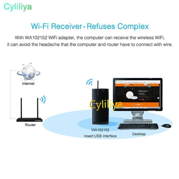 

150mbps usb wifi wireless adapters network networking card lan adapter with 5dbi antenna ieee 802.11n/g/b 150m mini adapters