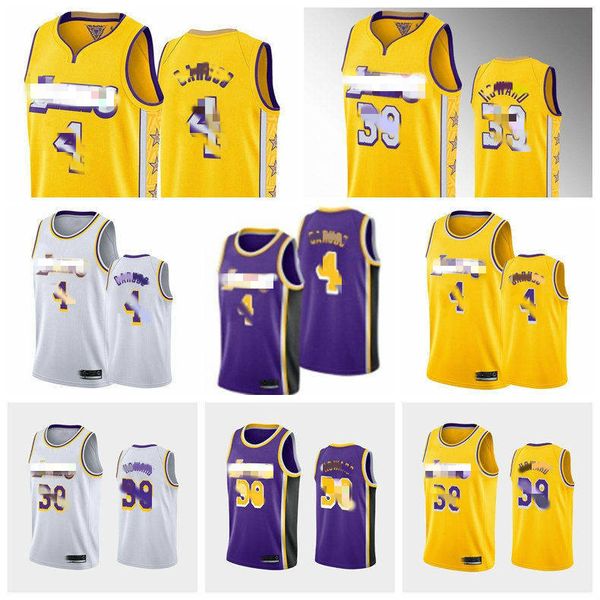 

alex caruso dwight howard los angeles lakers men 2019/20 swingman basketball jersey icon edition 100% stitched, Black;red