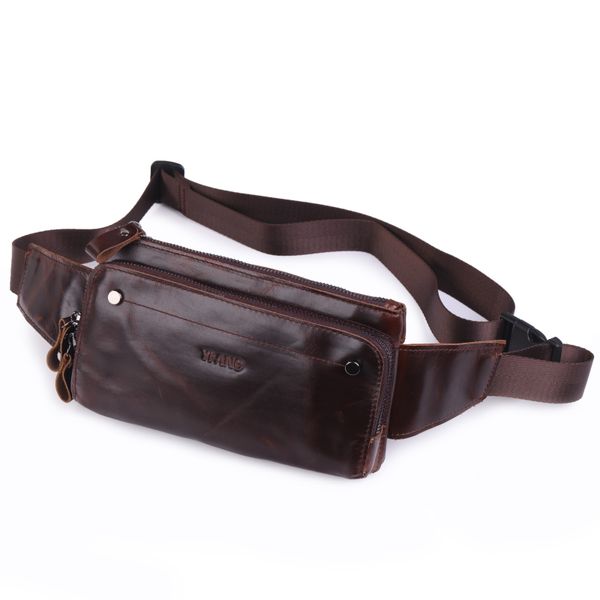 

мужская сумка талии корова кожа мужской fanny pack тонкий ремень сумка телефон человек chest пакет плеча сумки для мужчин путешествие деньги