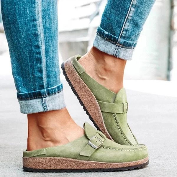 

2020 women's flats women loafers retro shoes slip on ladies comfort platform female casual woman summer size 36-40, Black
